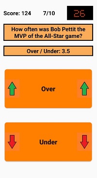 NBA Over/Under Quiz Question 2