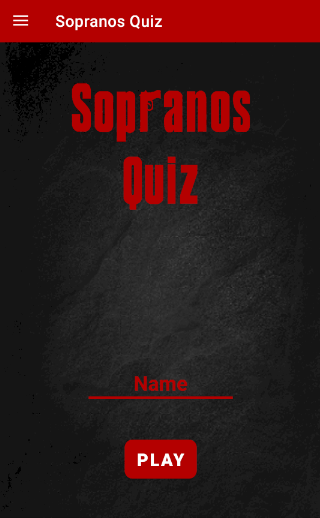 Sopranos Quiz Start