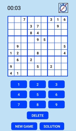 Android Sudoku for Pros App Grid 1