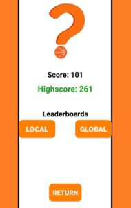Result of the Quiz