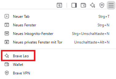 Leo AI is a feature in the Brave Browser